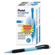 Pentel Champ 0.7 mm, Mechanical Pencil, Blue Barrel (24 ct.)