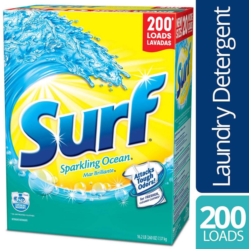 Surf Sparkling Ocean Laundry Detergent Powder (200 loads, 260 oz.)