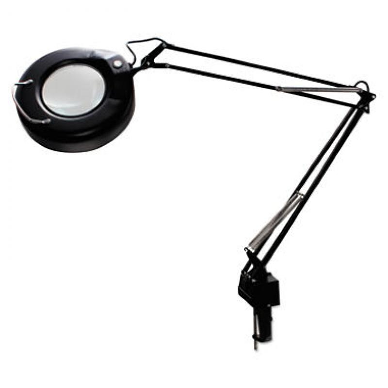 Ledu 22 Watt Clamp-On Flourescent Swing Arm Magnifer Lamp, Select Color