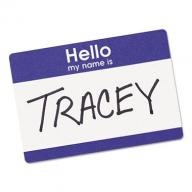 Avery 5141 or 5140 - Print or Write "Hello" Name Badges, Blue or Red - 100 Labels