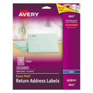 Avery® Inkjet Clear Address Labels - 2,000 ct.
