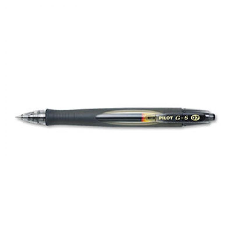 Pilot G6 Retractable Gel Ink Pens, 12pk., Select Color (Fine)