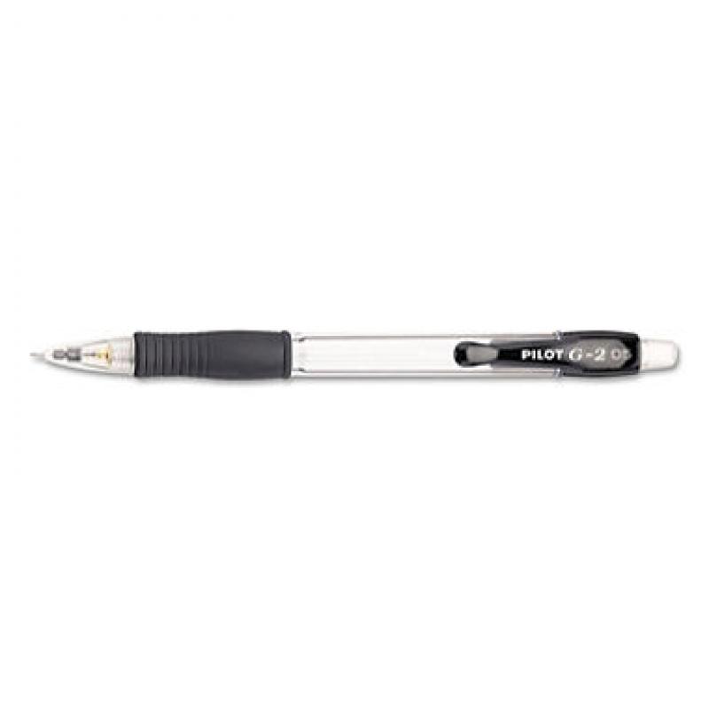Pilot - G-2 Mechanical Pencil, 0.5 mm - Clear Barrel with Black Accents