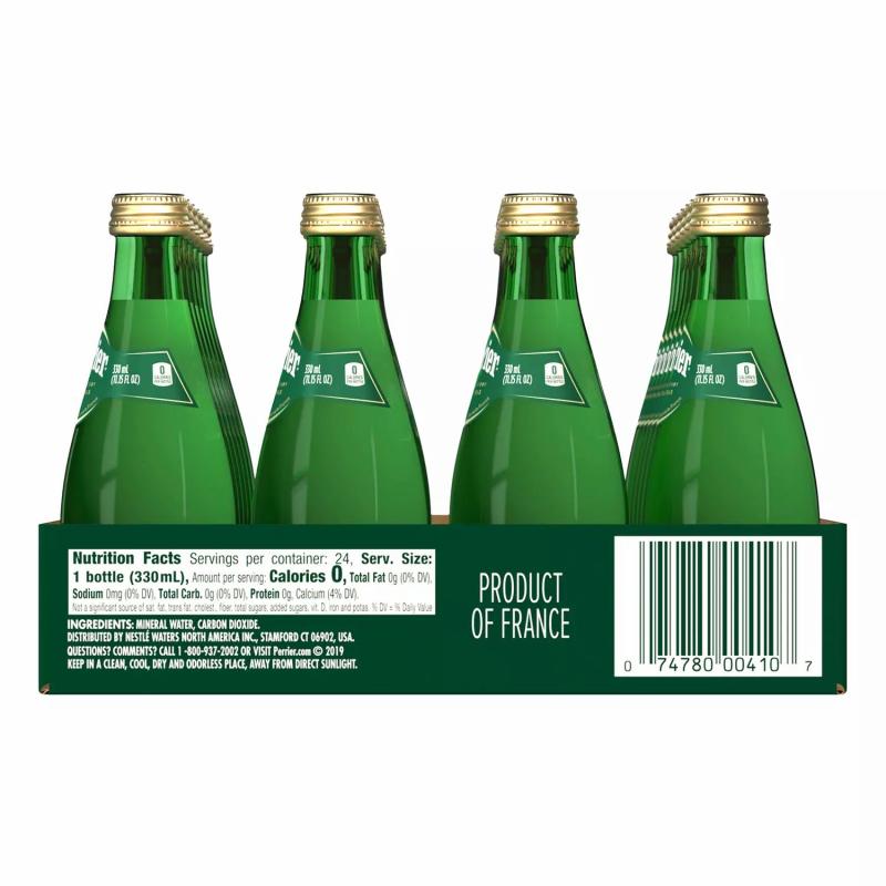 Perrier Carbonated Mineral Water (11.15 fl. oz., 24 pk.)