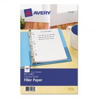 Avery - Mini Binder Filler Paper - College Ruled - 8 1/2" x 5 1/2" - 100 Sheets (pak of 2)
