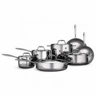 Member&#039;s Mark 12-Piece Tri-Ply Clad Stainless Steel Cookware Set