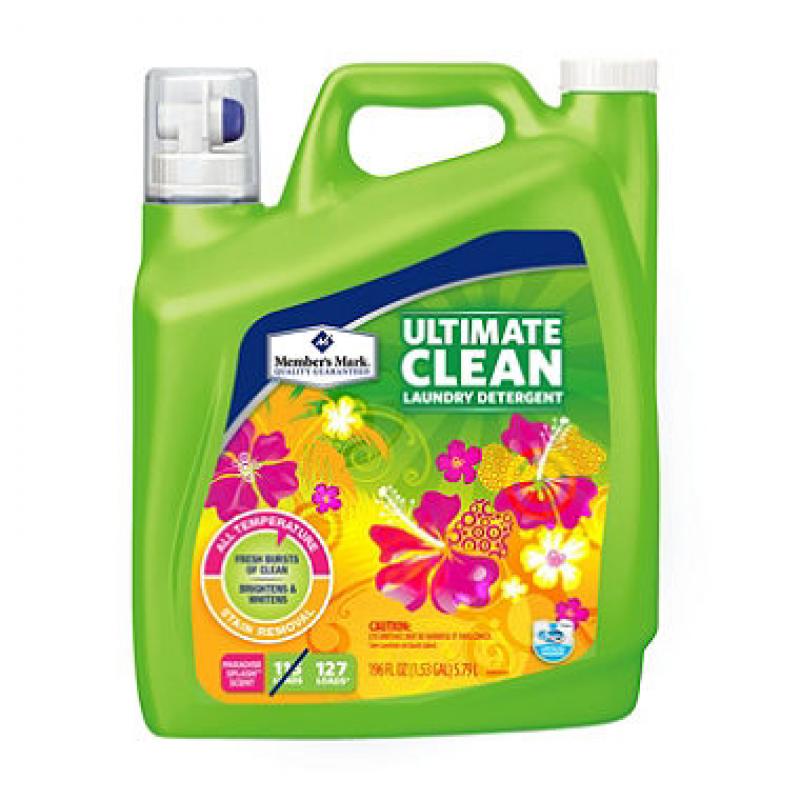 Member&#039;s Mark Ultimate Clean Paradise Splash Liquid Laundry Detergent (196 oz., 127 loads)