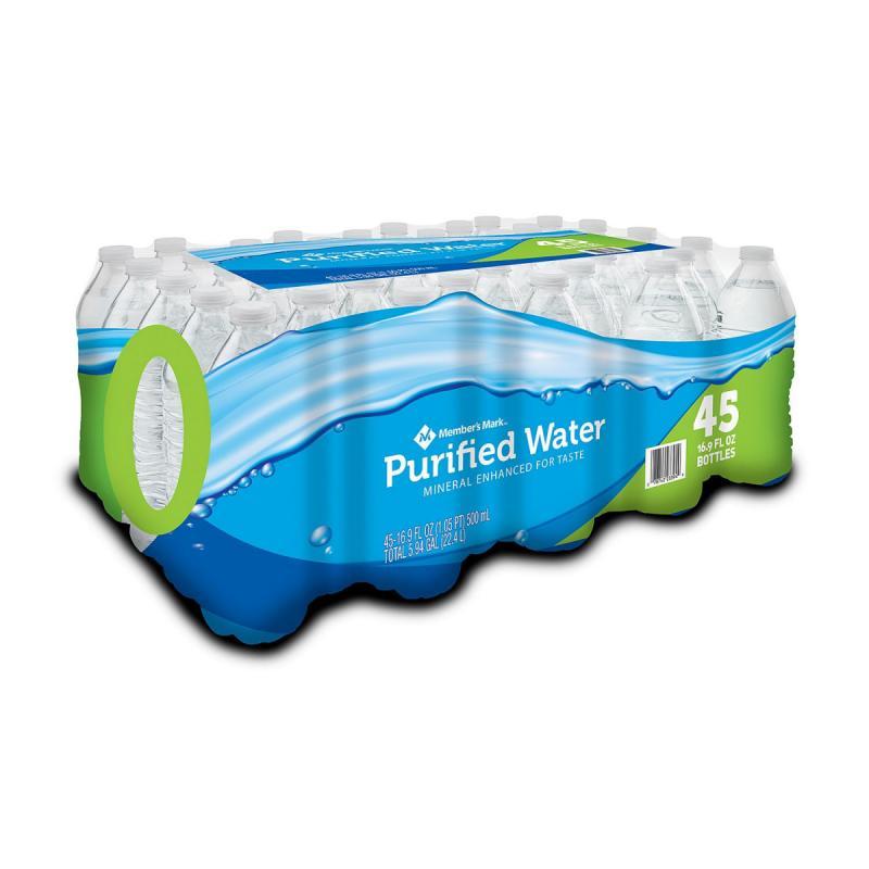 Member's Mark Purified Bottled Water (16.9 fl. oz., 45 pk.)