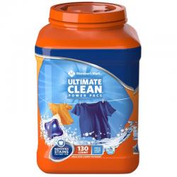 Member's Mark Ultimate Clean Laundry Detergent Power Pacs (130 loads)