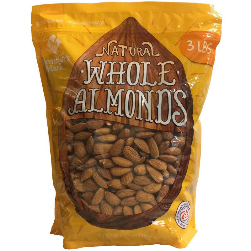 Member's Mark Natural Whole Almonds (3 lbs.)