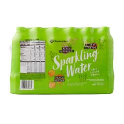 Member&#039;s Mark Sparkling Water Variety Pack (17oz / 24pk)