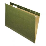 Pendaflex 1/5 Reinforced Tab Hanging File Folders, Standard Green (Legal, 25 ct.)