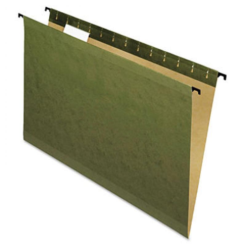 Pendaflex SureHook Poly Laminate Reinforced Hanging Folders, Green (Legal, 20 ct.)