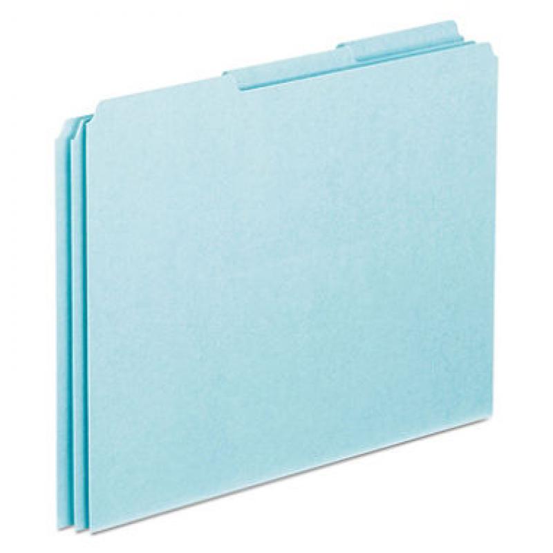 Blank Tab File Guides-25 Pt. BE Pressbrd-1/3 Cut