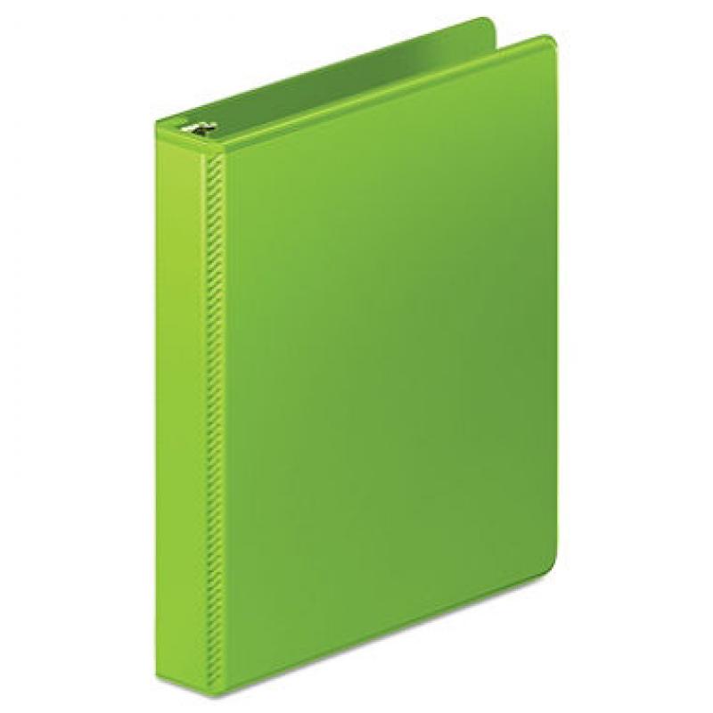 Wilson Jones - Heavy Duty D-Ring View Binder with Extra Durable Hinge, 1" Capacity - Chartreuse