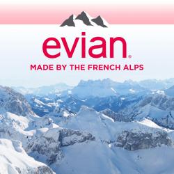 Evian Natural Spring Water (1L / 12pk)
