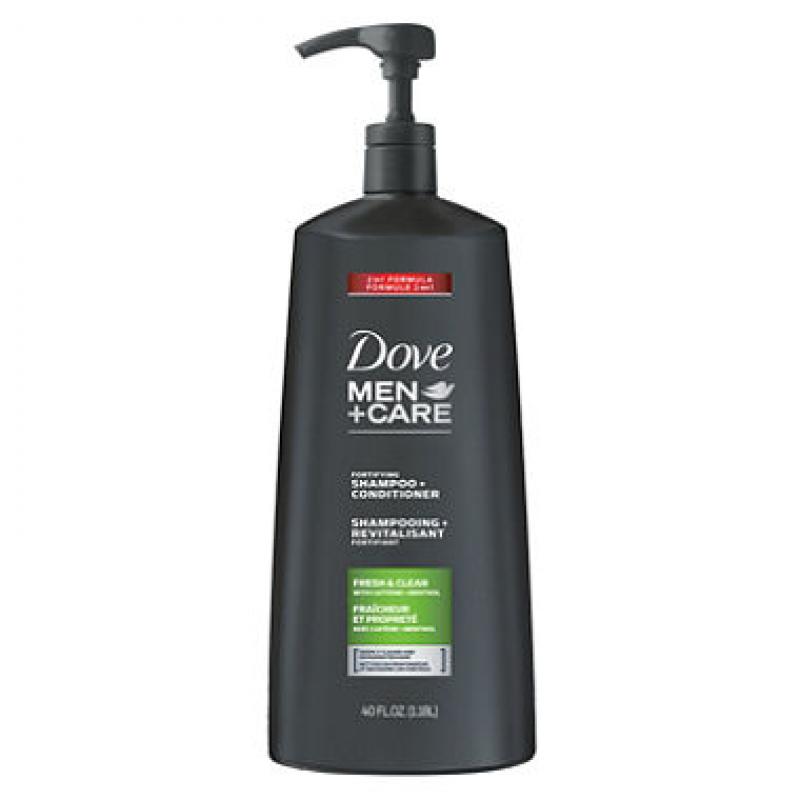 Dove Men Care 2-in-1 Shampoo + Conditioner, Fresh Clean (40 fl. oz.)