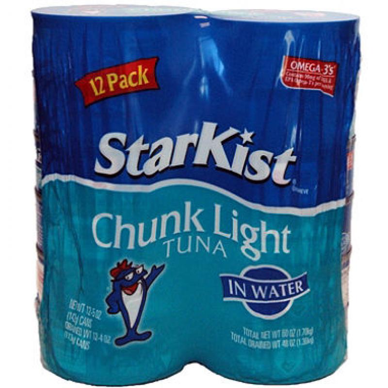 StarKist Chunk Tuna in Water (5 oz. cans, 12 pk.)