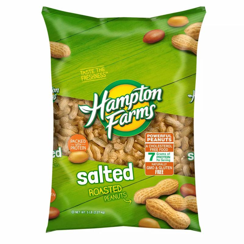 Hampton Farms Salted In-Shell Peanuts (5lbs)