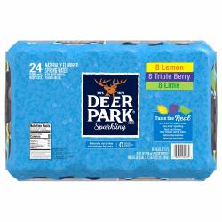 Deer Park Sparkling Spring Water Variety Pack (16.9oz / 24pk)