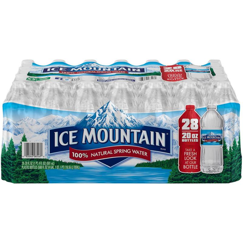 Ice Mountain 100% Natural Spring Water (20 oz., 28 pk.)