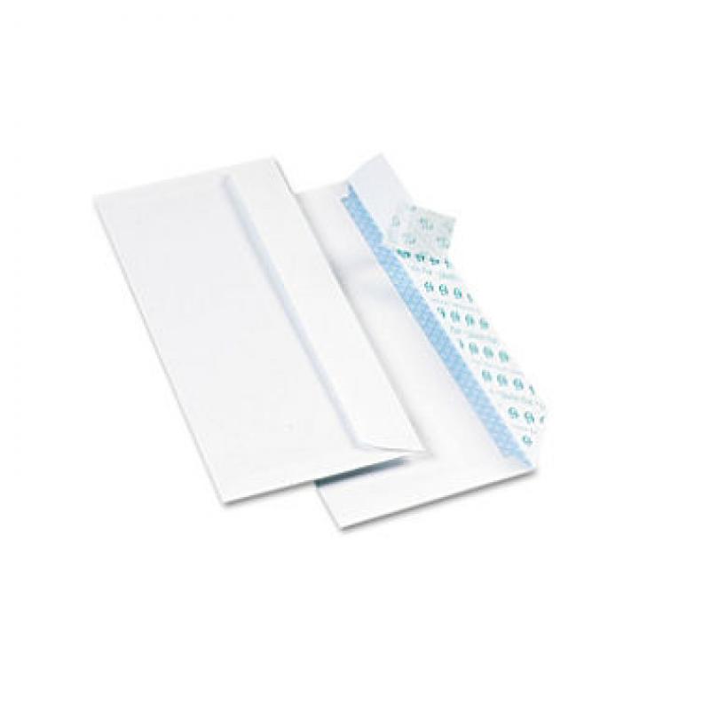 Quality Park - Redi-Strip Security Tinted Envelope, Contemporary, #10, White - 500/Box