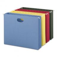 Smead 3" Capacity Hanging File Pockets with Sides, Letter, Assorted Colors, 4ct.