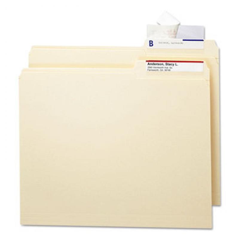 Smead Seal & View File Folder Label Protector, Clear Laminate, 100ct.