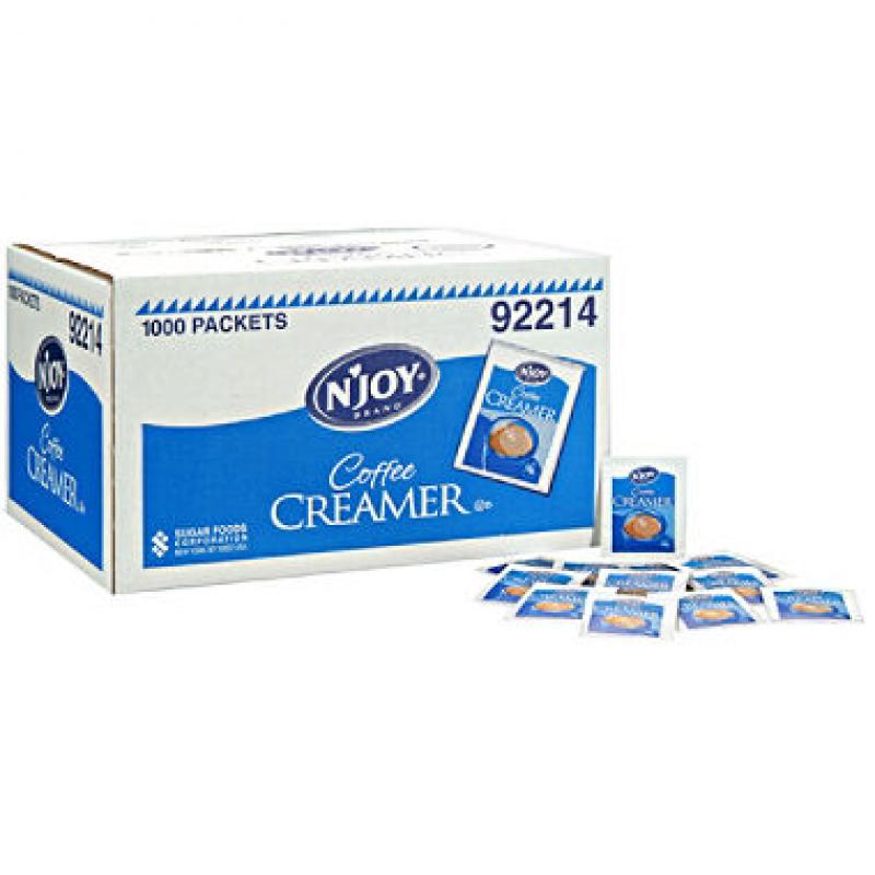 N'JOY - Non-Dairy Powdered Creamer Packets - 1,000 Count (pack of 2)