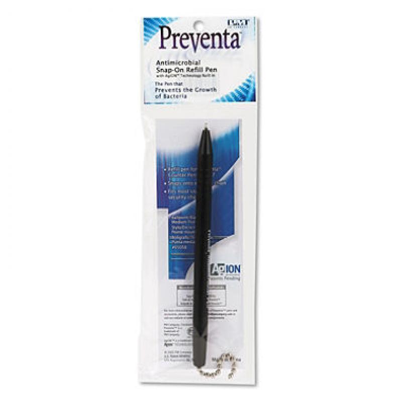 PM Company - Snap-on Refill Pen for Preventa Standard Counter Pen, Medium Point - Black Ink