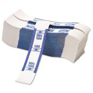 PM Company® Self-Adhesive Blue Currency Bands