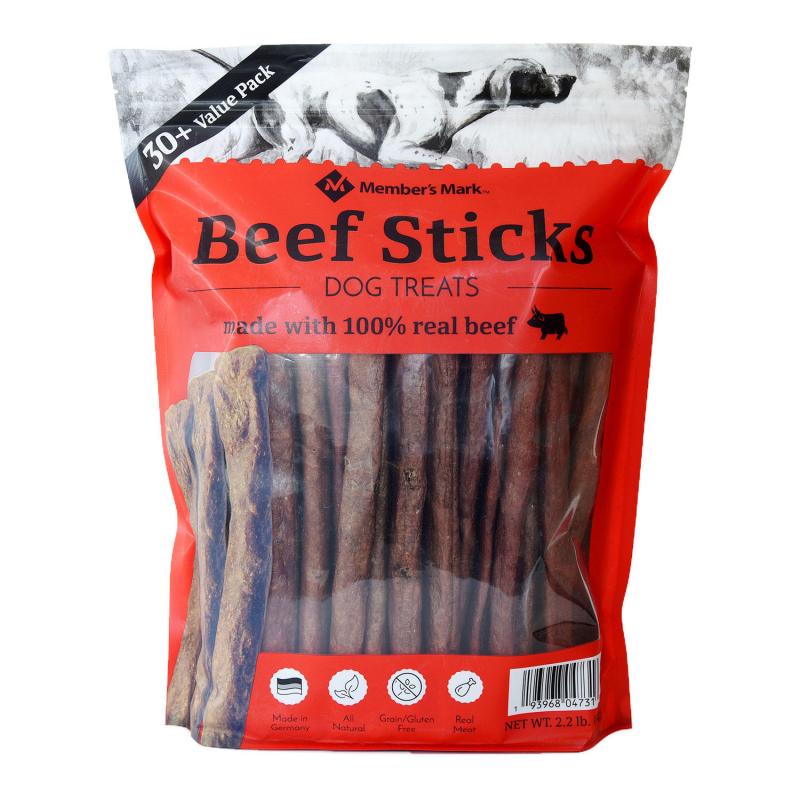 Member&#039;s Mark Beef Sticks Dog Treats, 30+ Value Pack (2.2 lb.)