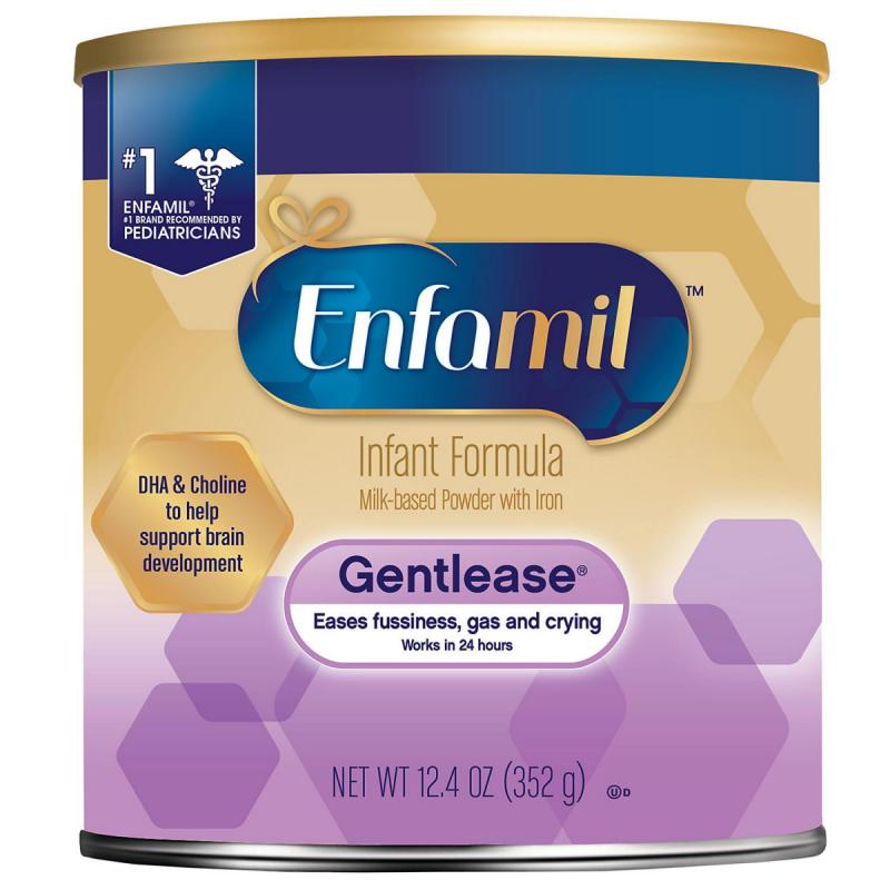 Enfamil Gentlease Infant Formula Milk-Based Powder with Iron (12.4 oz., 6 pk.)