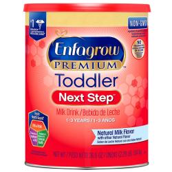 Enfagrow Premium Toddler Next Step Milk Drink Powder, Natural Milk Flavor (36.6 oz.)