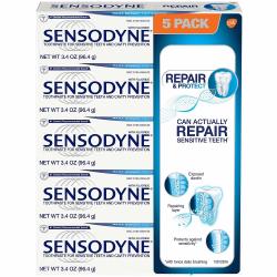 Sensodyne Repair & Protect Toothpaste for Sensitve Teeth (3.4 oz., 5 pk.)