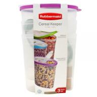 Rubbermaid Cereal Keeper 3-Pack - Assorted Colors