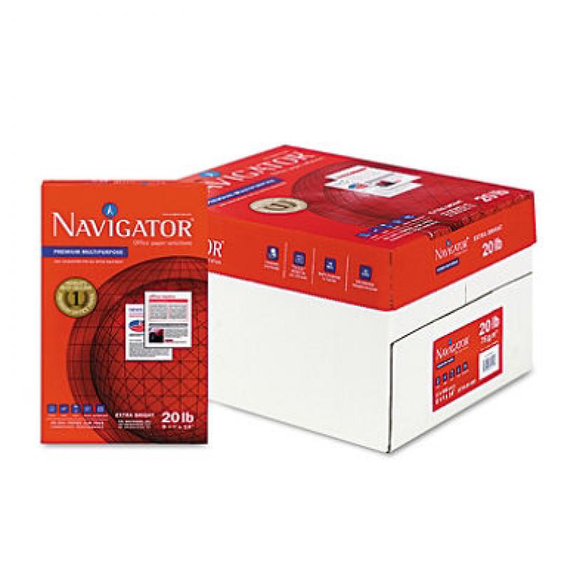Navigator - Premium Multipurpose Paper, 97 Brightness, 8-1/2x14, White - 5000/Carton