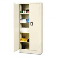 Alera 66" 4-Shelf Space Saver Storage Cabinet, Putty