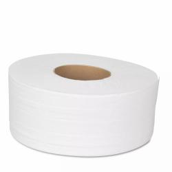 Boardwalk JRT Bath Tissue, Jumbo, Septic Safe, 2-Ply, White, 3.5" x 1000' (12 rolls)