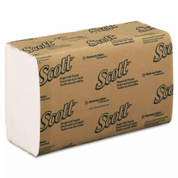 Scott Essential Single-Fold Towels for Business, Absorbency Pockets, 9.3" x 10.5" (250/pk., 16 pk.)