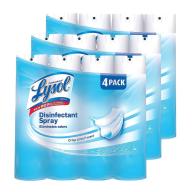 Lysol Disinfectant Spray, Crisp Linen Scent (19 oz.,12 pk.)