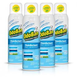 Odoban Disinfectant Fabric and Air Freshener Spray, Fresh Linen Scent (14 oz., 4 pk.)
