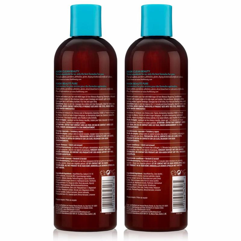 HASK Argan Oil Repairing Shampoo & Conditioner (12 oz., 2 pk.)