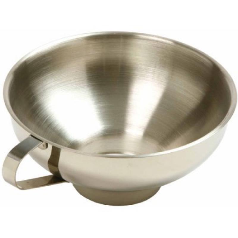 Norpro 248 Stainless Steel Wide Mouth Funnel with Handle