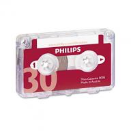 Philips - Audio and Dictation Mini Cassette, 30 Min. (15 x2) - 10 Pack