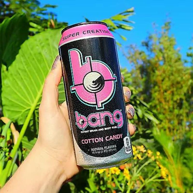 Bang Energy Drink with Super Creatine Cotton Candy 16 fl. oz Qty1