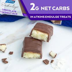Atkins Endulge Variety Pack, Caramel Nut Chew and Chocolate Coconut Bars, Keto Friendly (1 ct.)