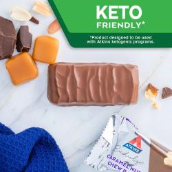 Atkins Endulge Variety Pack, Caramel Nut Chew and Chocolate Coconut Bars, Keto Friendly (1 ct.)