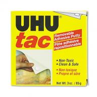 UHU - Tac Adhesive Putty, Removable/Reusable, Nontoxic - 3 oz  . Each (pack of 2)