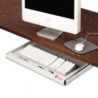 Innovera - Standard Underdesk Keyboard Drawer, 24-1/4w x 15-1/3d - Light Gray